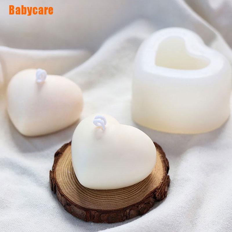 Khuôn Làm Bánh Chất Liệu Silicone Tự Làm Hình Trái Tim 3d