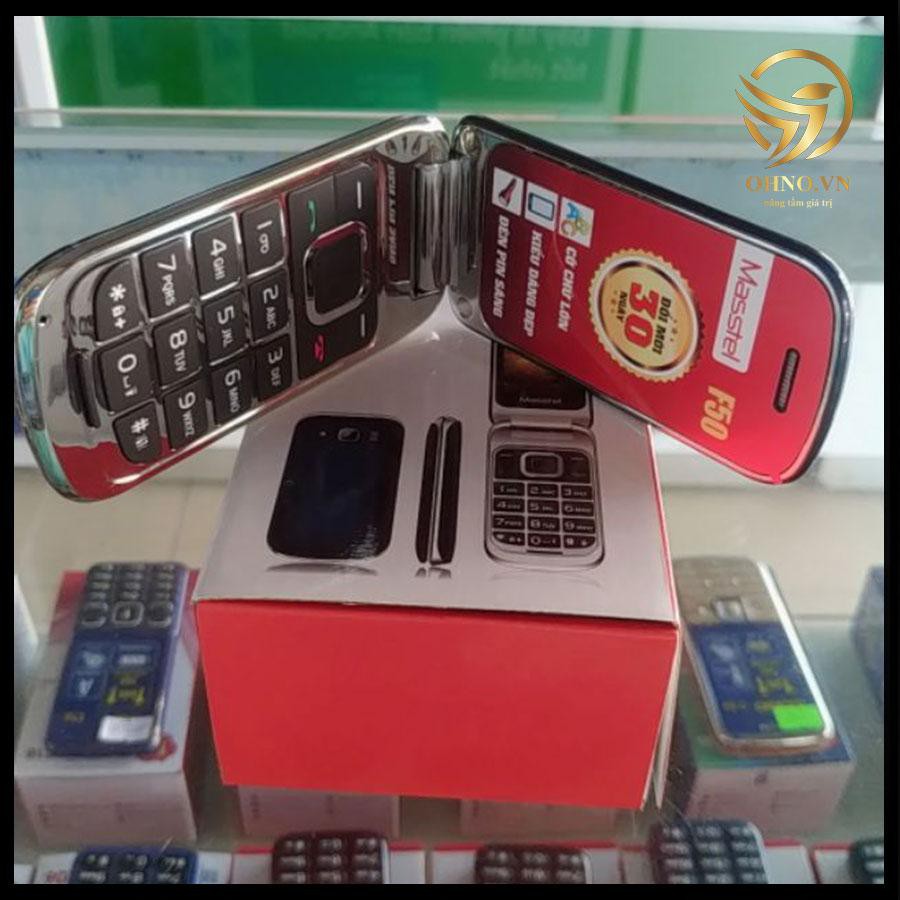 Điện Thoại Phổ Thông Giá Rẻ Nắp Gập Masstel F50 Điện Thoại Đập Đá Cho Người Già - OHNO Việt Nam