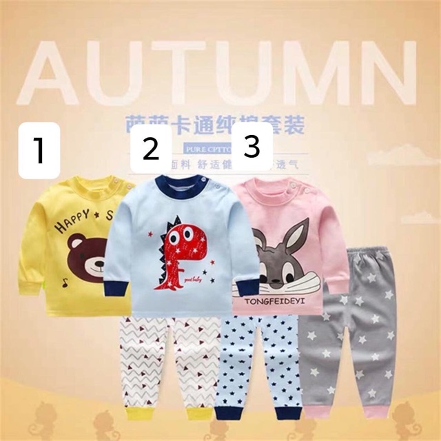 Bộ bé cotton túi zip xuất Hàn