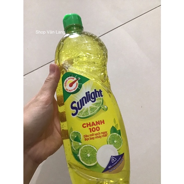 Chai nước rửa chén Sunlight hương chanh 750g