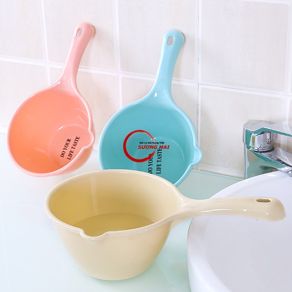 [Giá Sỉ] Gáo Múc Nước, Ca Nhựa Múc Nước cán dài