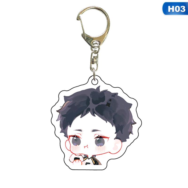 Móc gắn chìa khóa phong cách phim hoạt hình Haikyuu