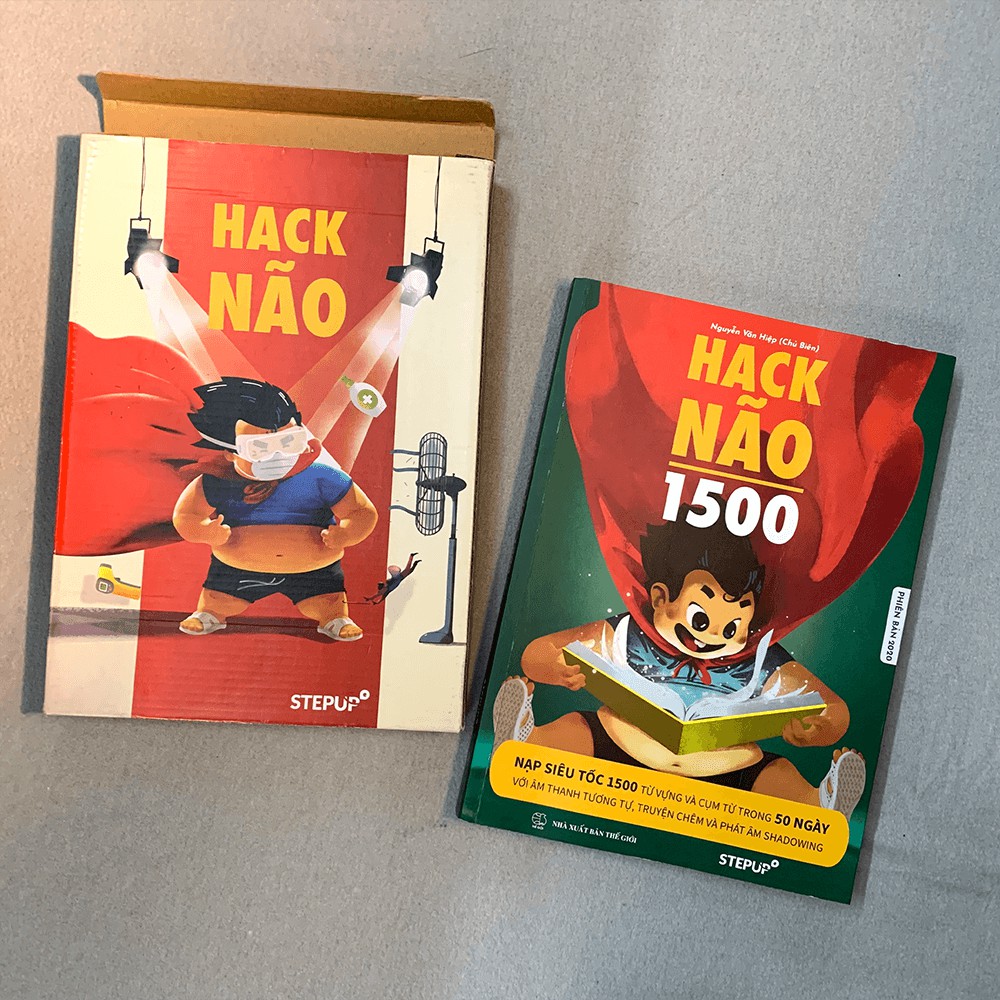 [LIFEST1212]Sách tiếng Anh - Hack Não 1500 Từ Vựng Tiếng Anh theo chủ đề - Tặng App Hack Não Pro hướng dẫn học phát âm