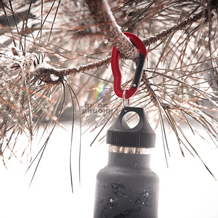 Móc khóa carabiner móc treo đồ chữ D đa năng hợp kim nhôm cắm trại dã ngoại - MUÔN PHƯƠNG SHOP