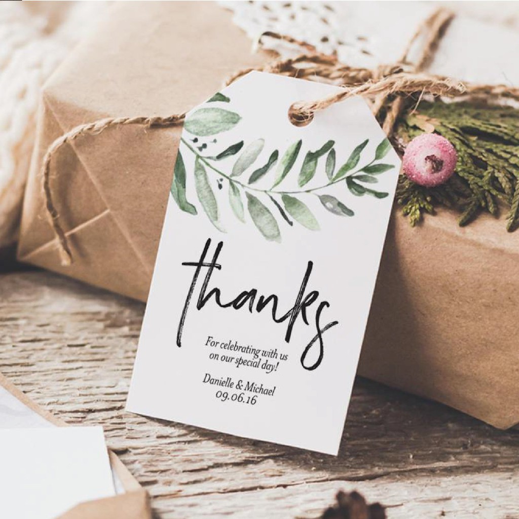 500 cái -  Card, Thẻ Cảm Ơn  theo Yêu Cầu Dành Cho Các Shop