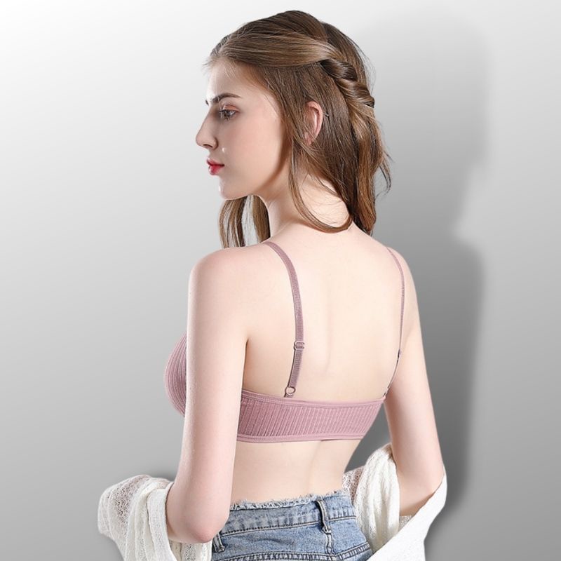 Áo Bra Nữ Cotton AN Nâng Ngực Mút Có Thể Tháo Rời - 308