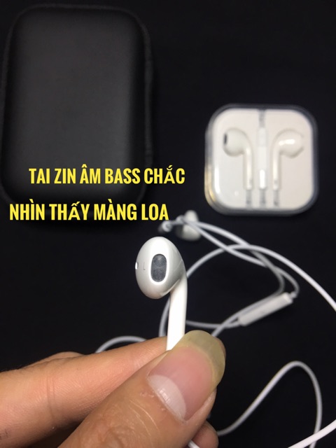 [Mã ELFLASH5 giảm 20K đơn 50K] Tai nghe Iphone 5/5s/6/6s/6P/6sP Chính Hãng - BH 12 tháng