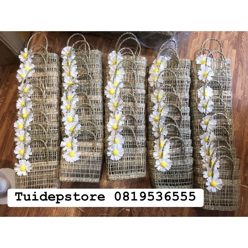 Túi cói đi biển mây đan vintage đa dạng mẫu mã cực xinh hot 2022