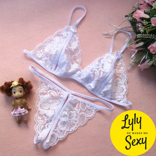 FLASH SALE Nội y hàn quốc sexy NY001,Bộ đồ lót sexy lọt khe NY001 (khách chọn màu inbox shop ạ)