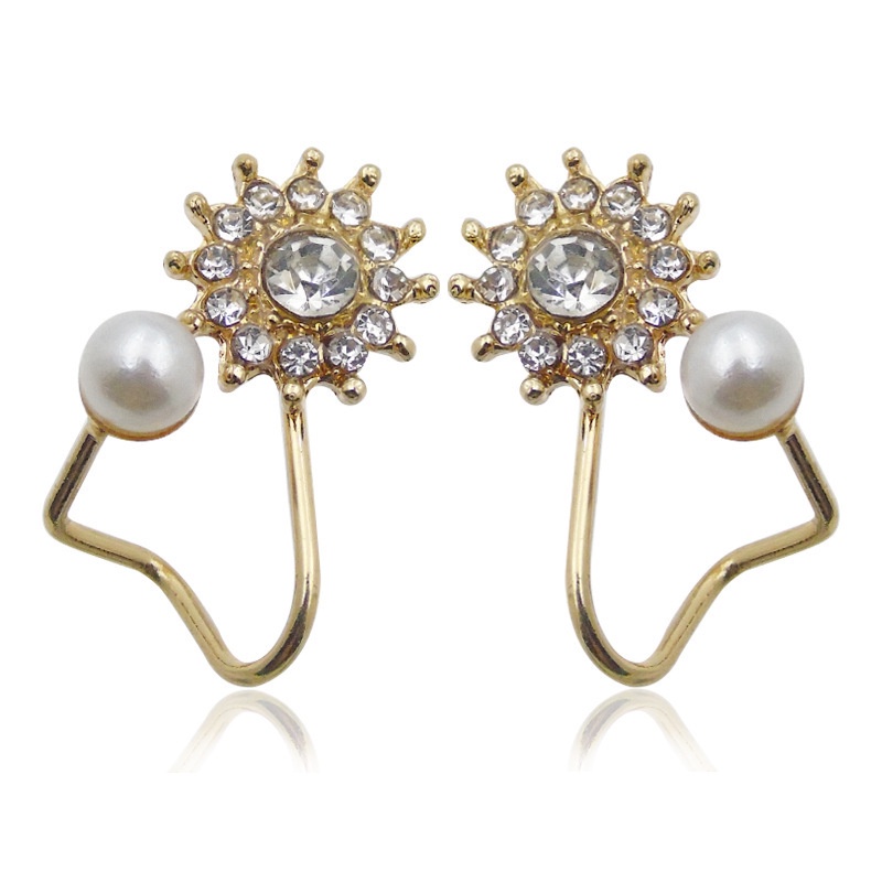 Khuyên Tai Đính Ngọc Trai Thời Trang Dành Cho Nữ