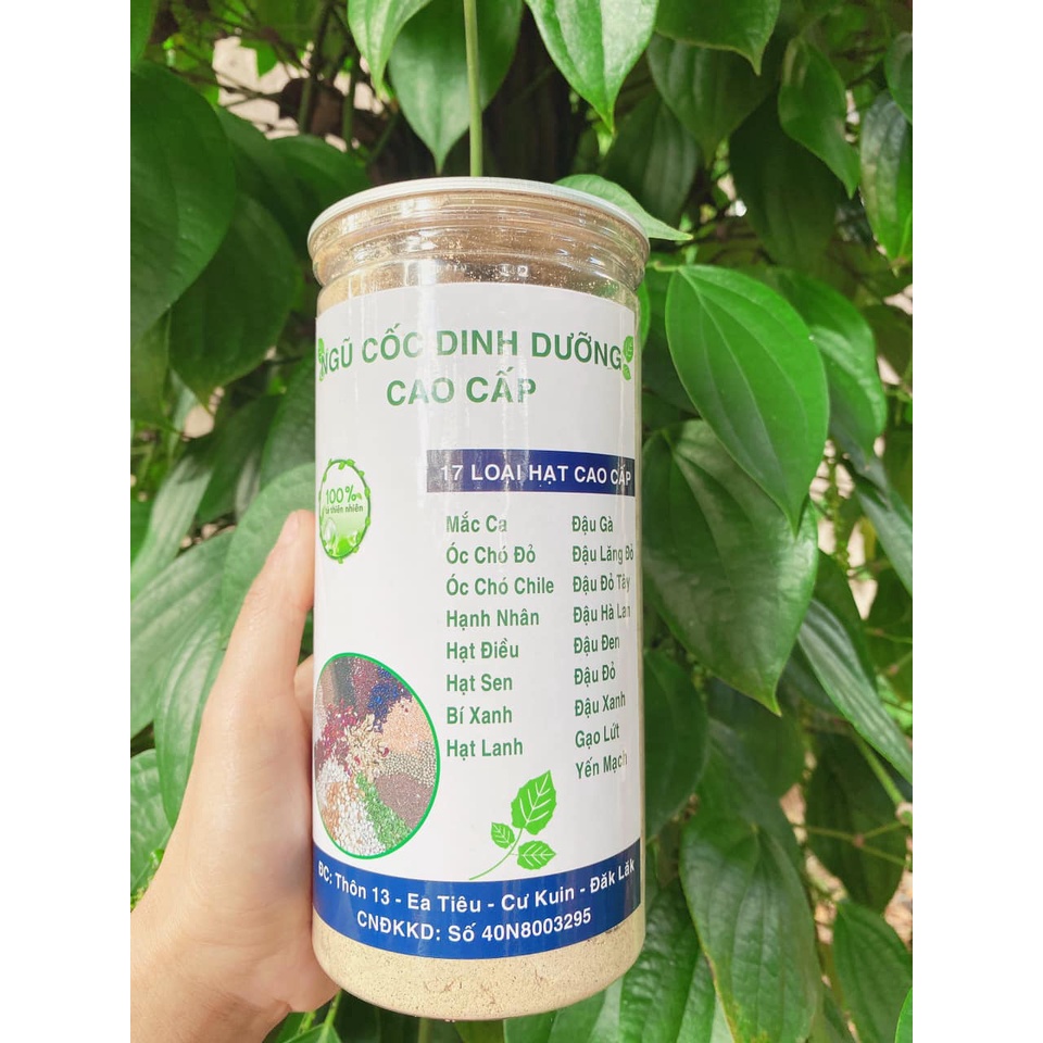 1KG NGŨ CỐC CAO CẤP BÀ BẦU 17 LOẠI HẠT, NGŨ CỐC DINH DƯỠNG HANDMADE