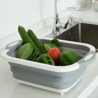 Bộ Thớt Kèm Chậu Gấp Gọn Đa Năng