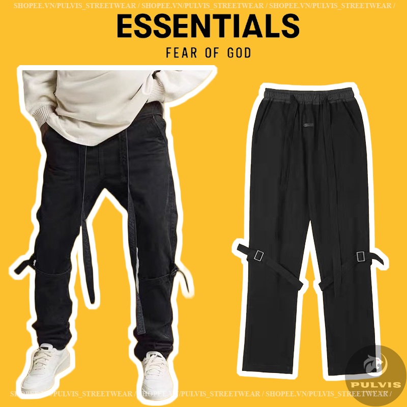 ⚡️[Hight Quality] - Quần FOG FEAR OF GOD Bondage Pant Black Seventh Collection, Quần Cargo Pants FOG