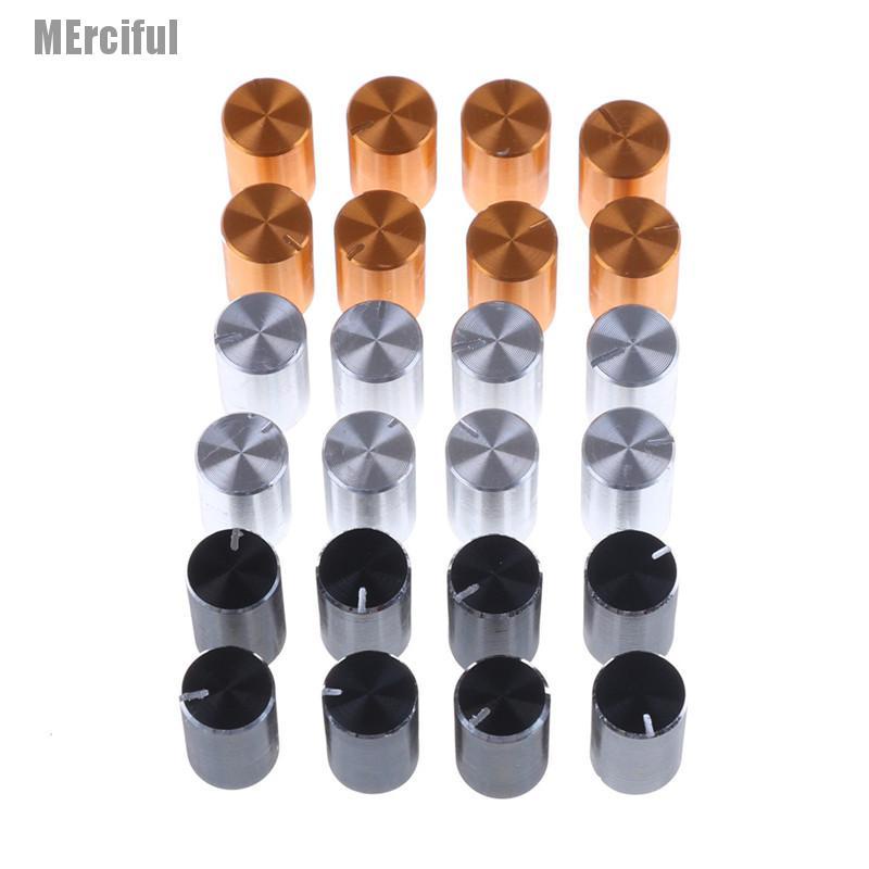 Set 8 nút vặn điều chỉnh âm lượng 10x15mm 6mm bằng nhôm