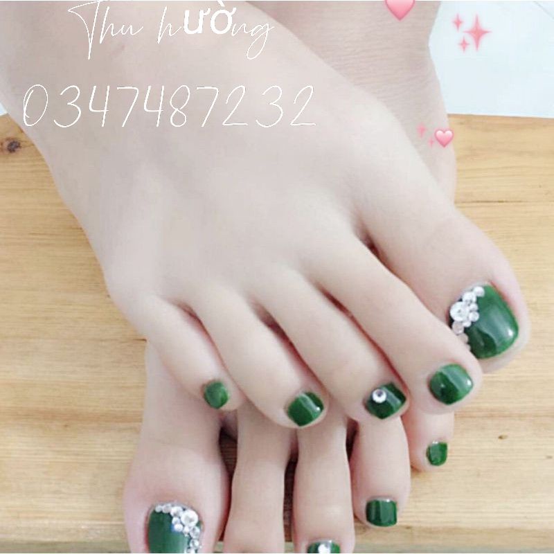bộ 24 móng chân giả