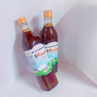 Mật ong hoa nhãn Vhoney chai 500ml