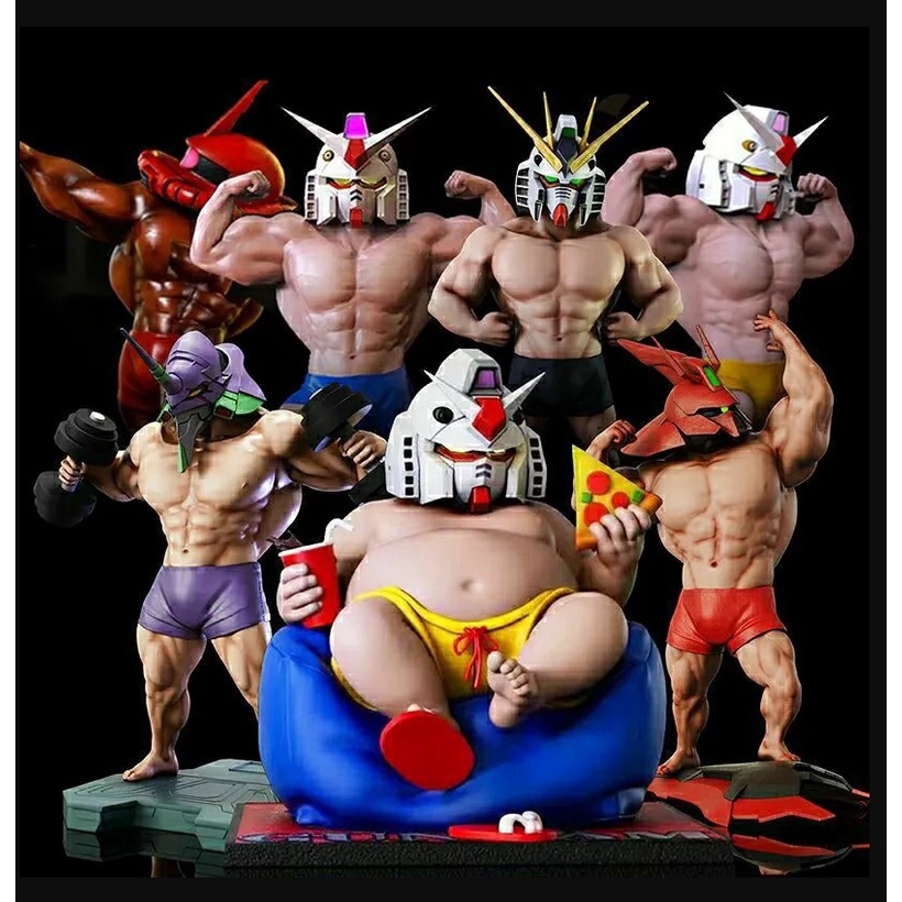 Mô Hình Nhân Vật Shinji Unit-01 Phiên Bản Cơ Bắp Cỡ Lớn 18cm Neon Genesis Muscle Evangelion-01