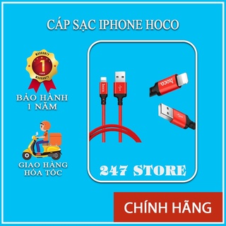 Cáp sạc nhanh iphone hoco x14 iphone, ipad 1m/2m iphone - bh12t
