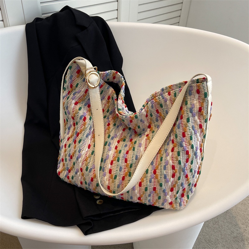 Túi Xách Cỡ Lớn Phong Cách Phương Tây Thời Trang Mùa Hè Cho Nữ