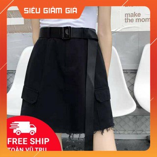 Chân Váy BASIC SKIRT kèm belt (Ảnh thật)