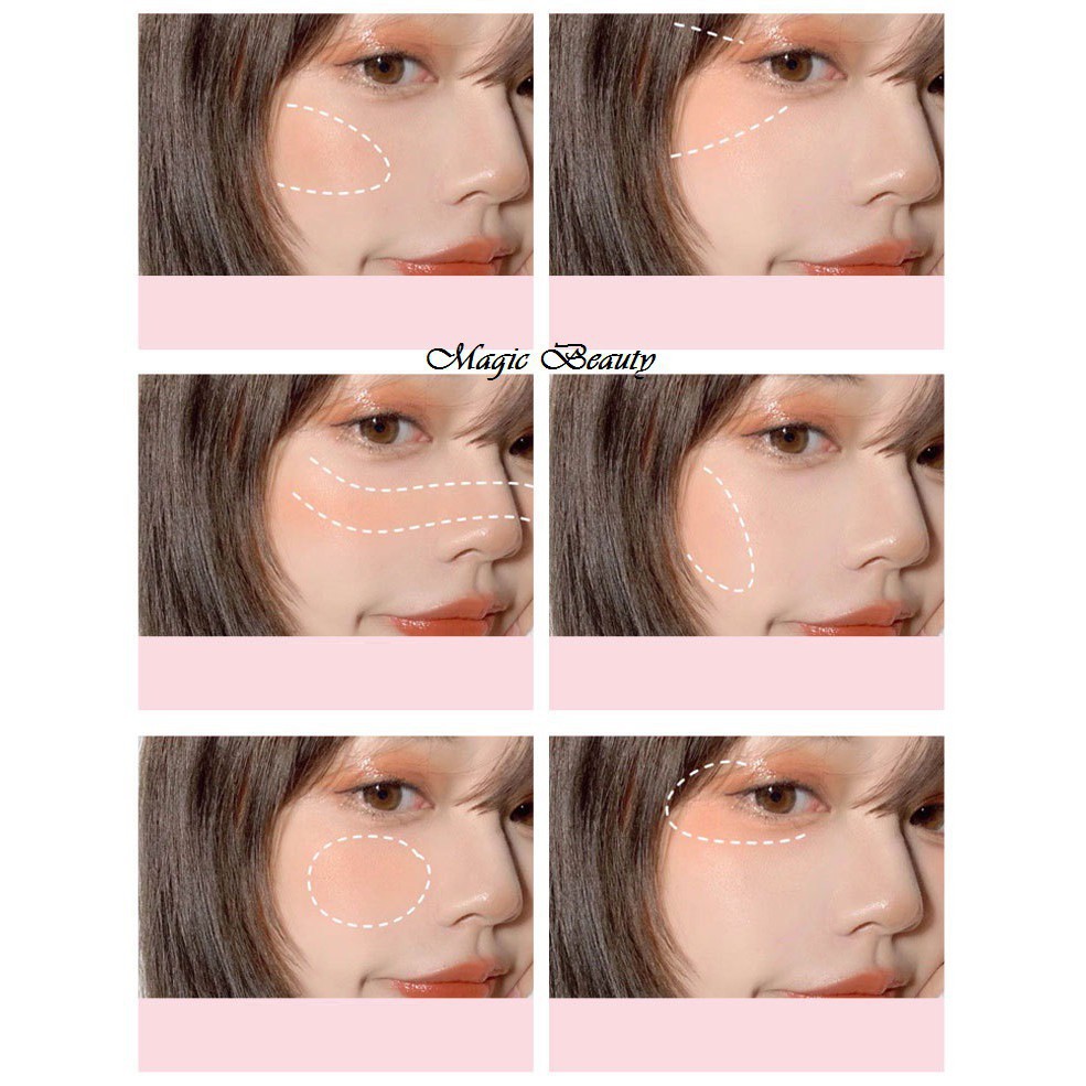 Phấn Má Hồng 1 ô màu Lameila Gốm Vitality Blush LALA