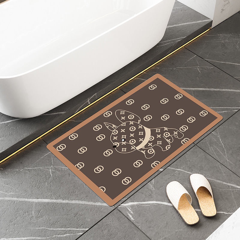 Thảm Lót Sàn Nhà Thấm Hút Nước Nhanh Khô Tiện Dụng Cho Nhà Tắm/ Nhà Bếp