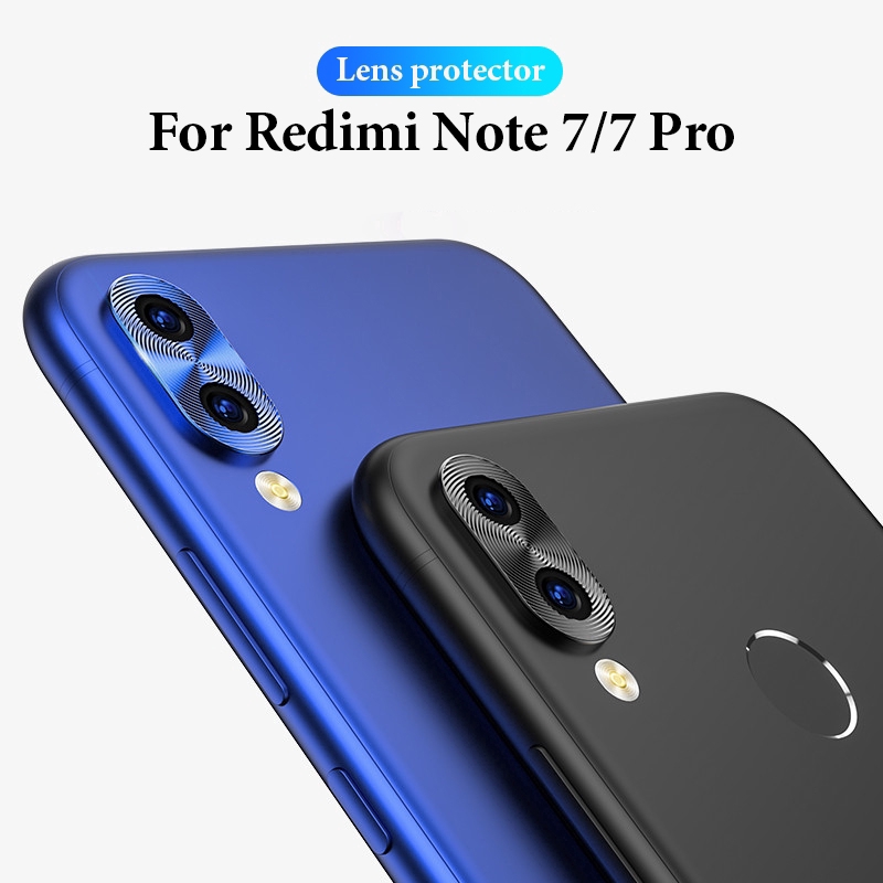 Viền Kim Loại Bảo Vệ Ống Kính Camera Điện Thoại Xiaomi Redmi Note 7 Pro Mi8 Mi9 Se