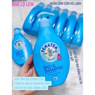 Sữa tắm gội chống cảm Penaten Bad & Shampoo 2in1 cho bé sơ sinh 400ml ĐỨC