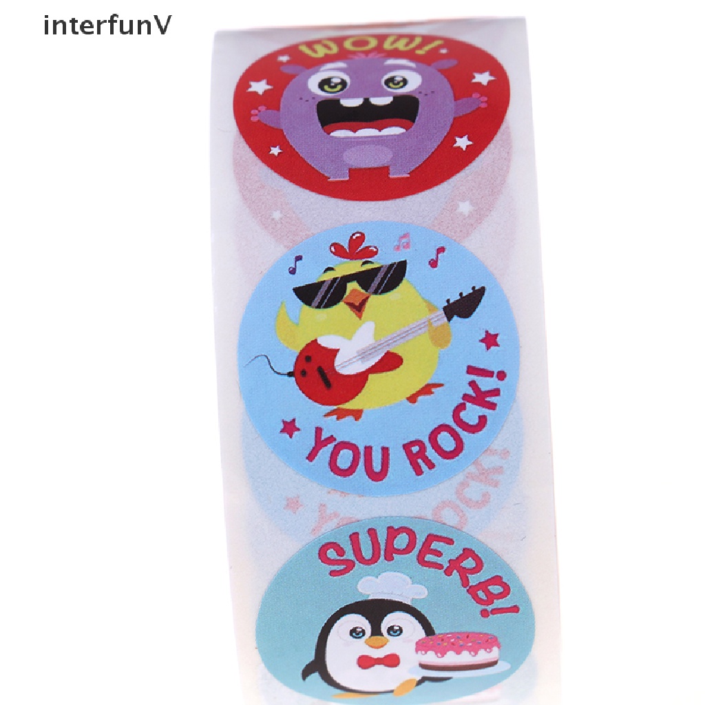 Cuộn 500 Miếng Dán Khen Thưởng Cho Học Sinh