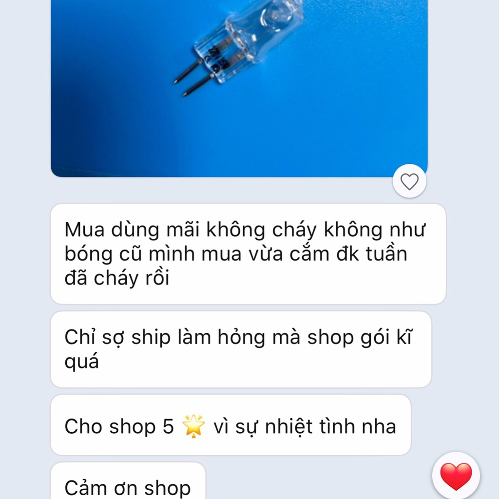 Bóng đèn xông tinh dầu loại 2 chân nguồn 220V Halogen sợi đốt - gomsumailinh