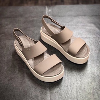Sandal Cross Brooklyn đế cao 5cm (màu xám)
