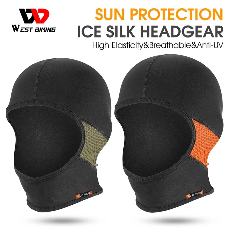 Mũ trùm đầu WEST BIKING chất liệu lụa lạnh chống nắng chống tia UV thoáng khí thời trang dành cho cả nam và nữ