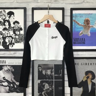 Áo Cặp Raglan STRANGER® Trắng - Đen