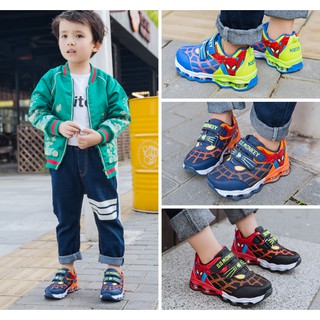 Giày thể thao trẻ em người nhện spiderman vải mềm êm chân chắc chắn