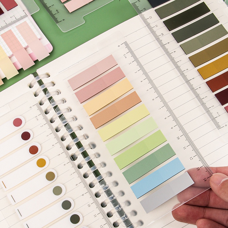 Giấy Dán Ghi Chú Nhiều Màu Trong Suốt Chống Thấm Nước Mua 1 Tặng 1 Tiện Dụng