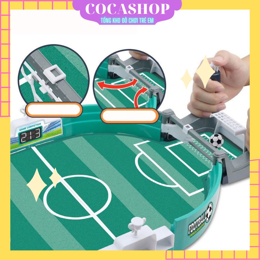 Đồ Chơi Bàn Bắn Bóng,Bàn Chơi Bóng Đá Mini Hai Lớp Cho Trẻ Em/Người Lớn Hàng Cocashop Chính Hãng