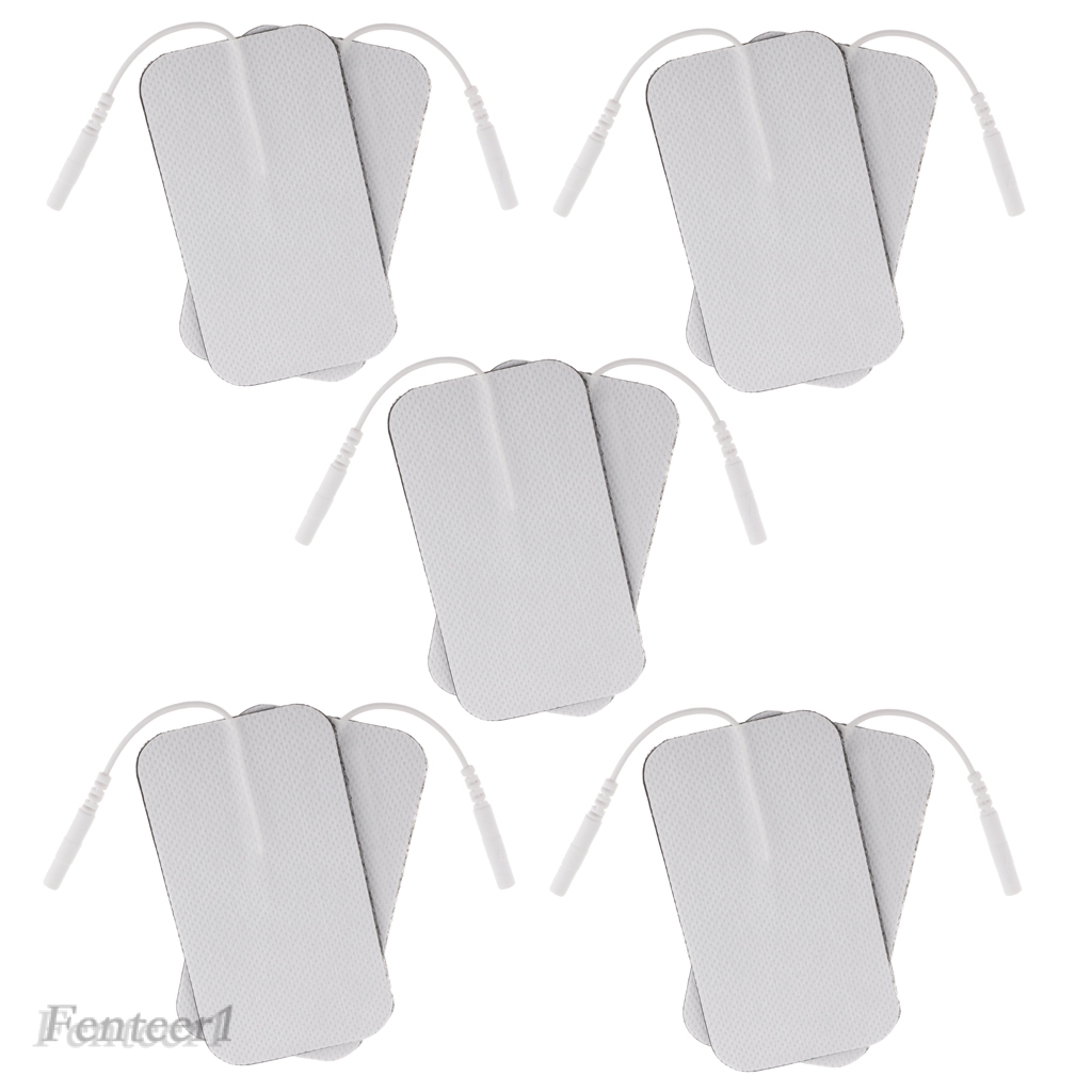 10pcs Tens Electrodes Pads Digital Therapy Massager Machine Replacement