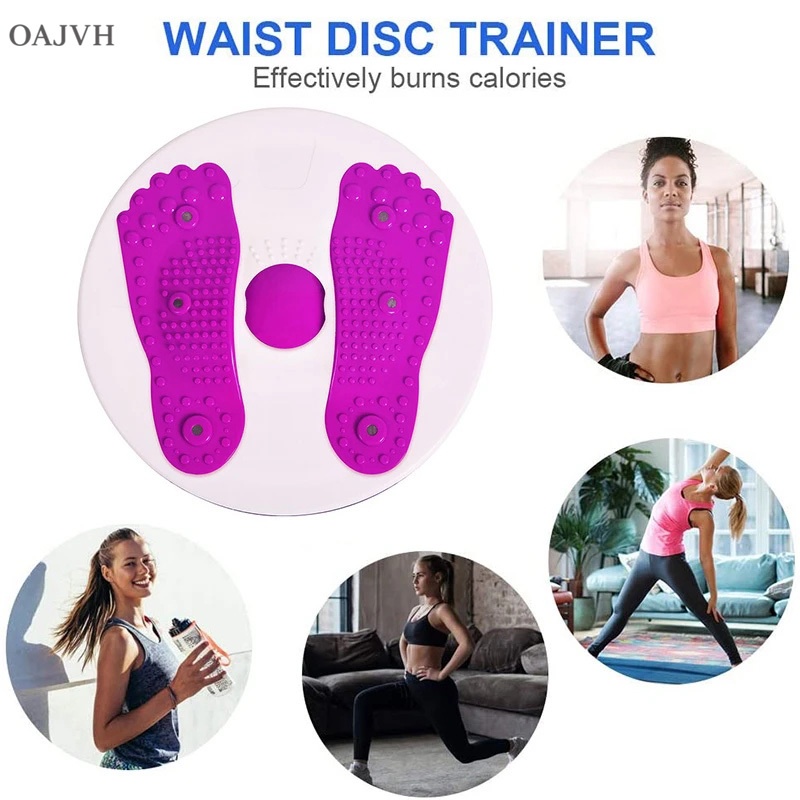 OA Twisting The Waist Dish Non Slip Body Shaping Twisting Waist Twister Plate Exercise Machine with 6 Magnets