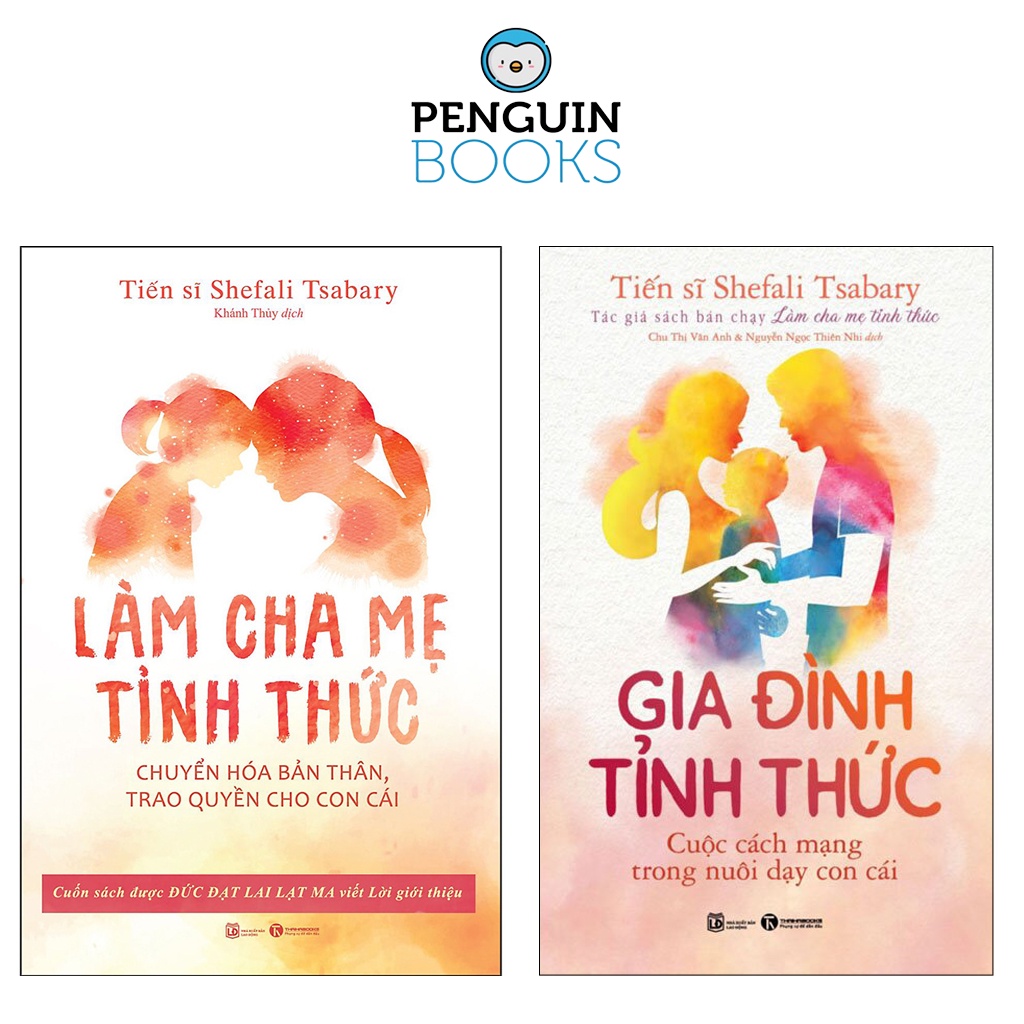 Sách Thái Hà - Combo Làm Cha Mẹ Tỉnh Thức + Gia Đình Tỉnh Thức