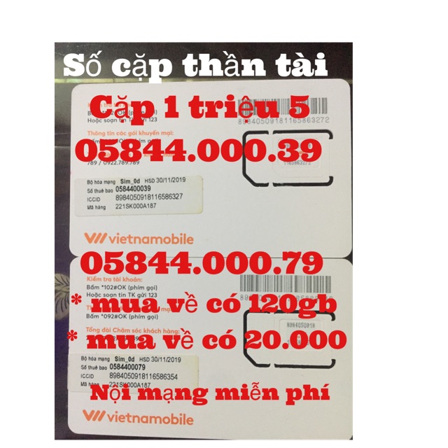 Sim Số Cặp Thần Tài Giảm 40