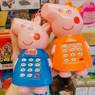 Đồ chơi điện thoại heo peppa (không tặng kèm pin)