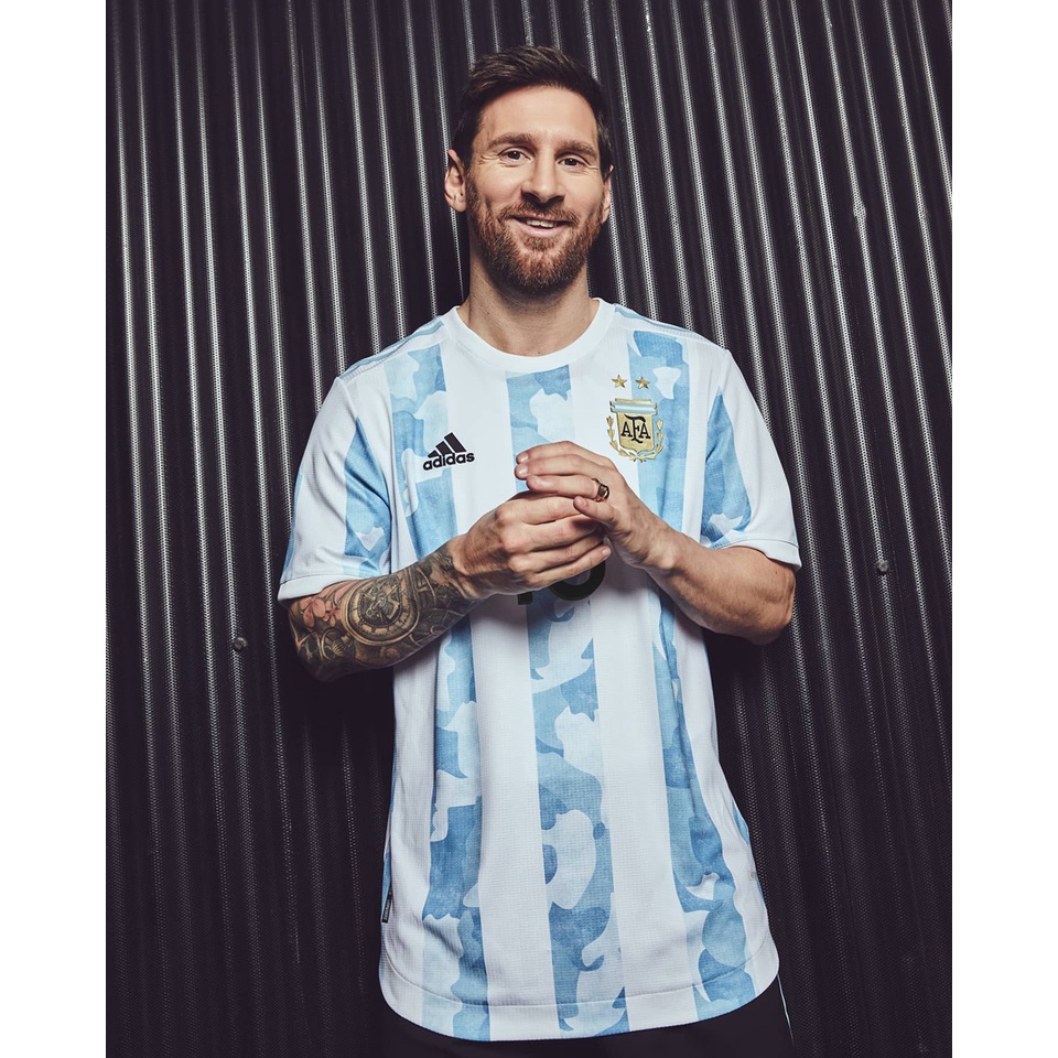 Áo Thun Bóng Đá Đội Tuyển Argentina 2021 s-2xl * Hàng Có Sẵn/ Được Đóng Hộp Ngày mai*