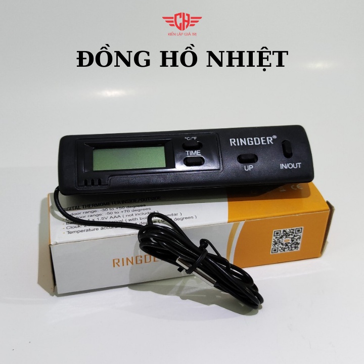 ĐỒNG HỒ ĐO NHIỆT ĐỘ ĐA NĂNG - Tặng kèm pin