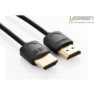 Cáp HDMI Ugreen dài 2m Ultra Slim chính hãng Hỗ trợ 3D, 4K*2K, full HD 11199