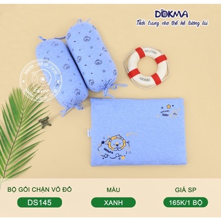 Bộ gối chặn sơ sinh vỏ đỗ Dokma