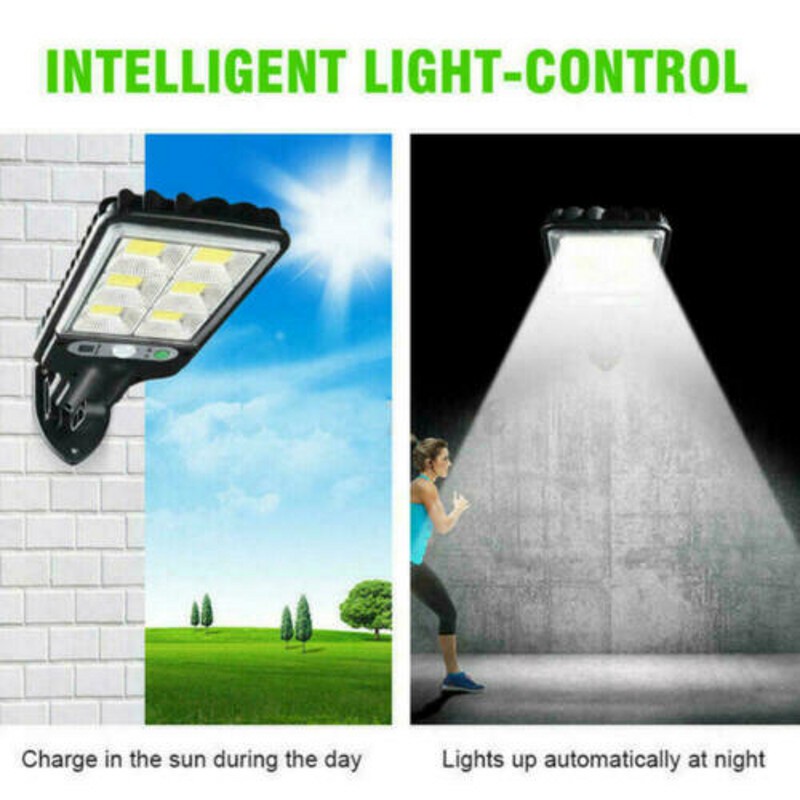 Đèn LED Gắn Tường Sử Dụng Năng Lượng Mặt Trời Chống Thấm Nước Siêu Sáng Xoay 360 Độ