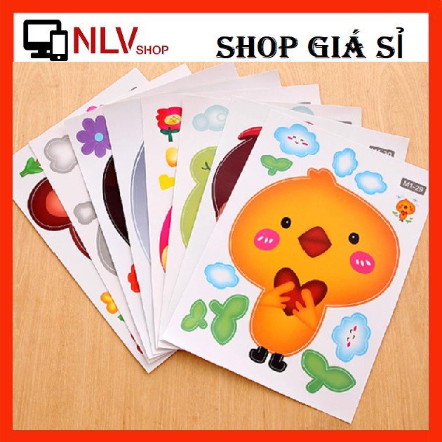 Nlvshop2016 - Miếng Dán Trang Trí Vui Nhộn Dán Nhà Vệ Sinh