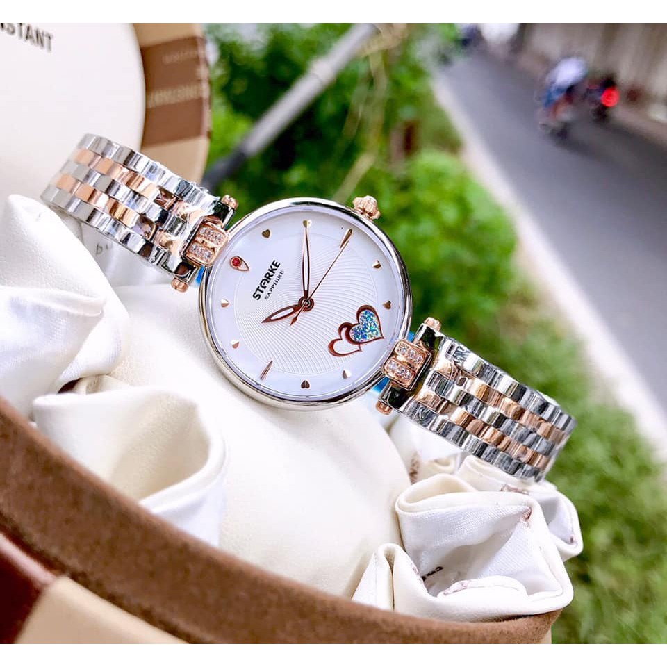 Đồng hồ nữ_Starke_đồng hồ nữ chính hãng SK070AL- Starke Stainless Steel Ladies Watch. Case 31mm, 3atm.