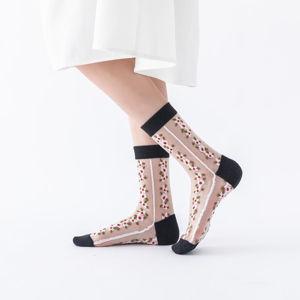 NICKOLAS Tất Hoa Trong SuốT Phong CáCh Harajuku