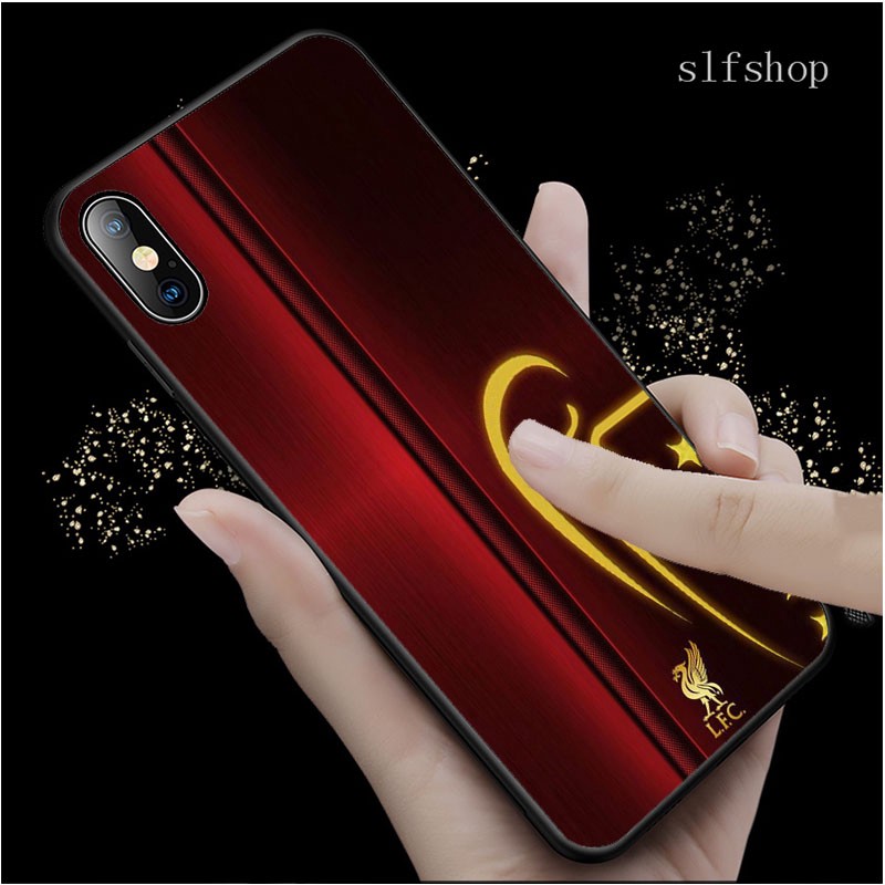 Ốp điện thoại mềm viền đen in hình ảnh đội bóng Liverpool cho Samsung Galaxy A9 A9S Star Pro Lite J8 J250 M01 Core A750